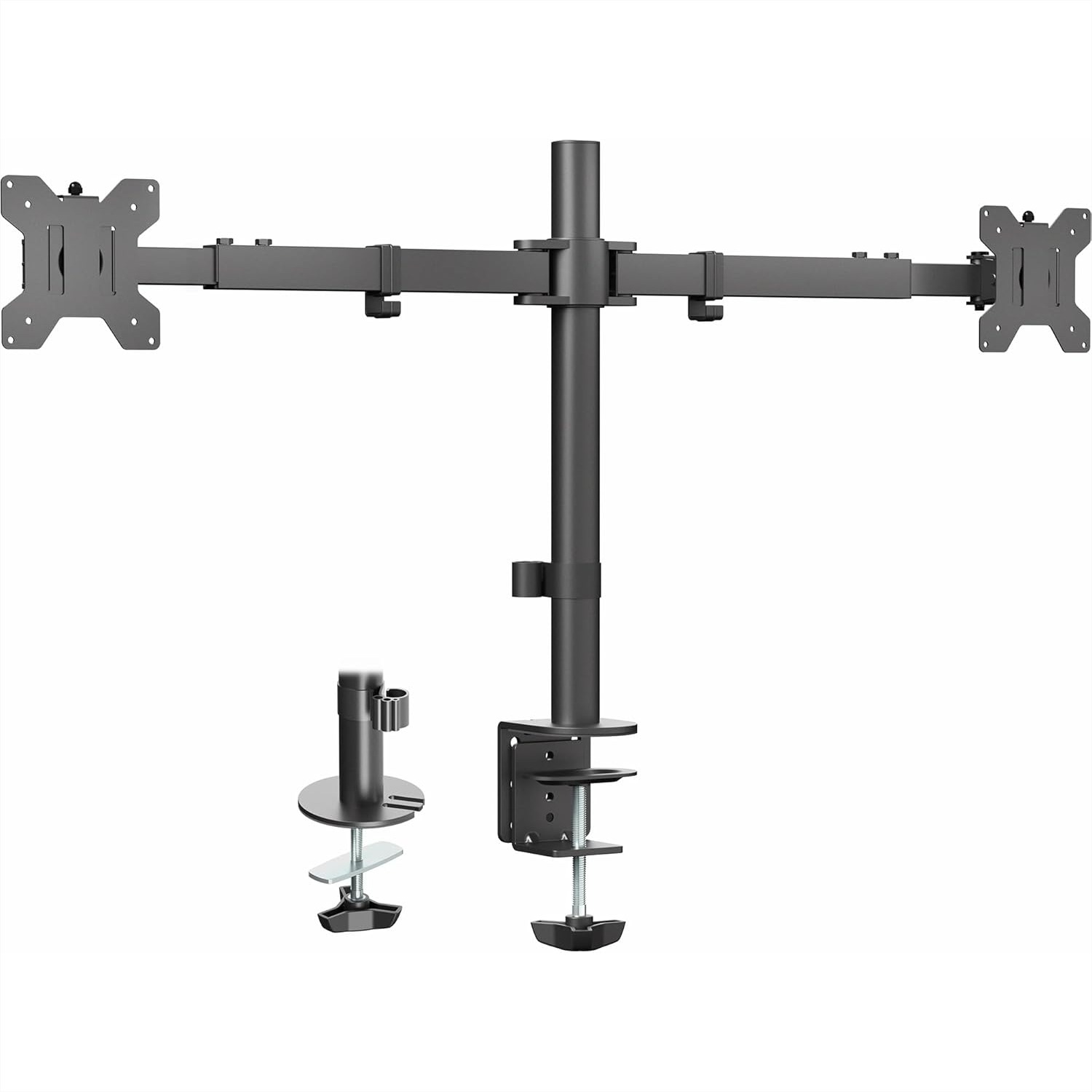 Desk Setup Dual Monitor - Dual Monitor Desk Mount for 27-38