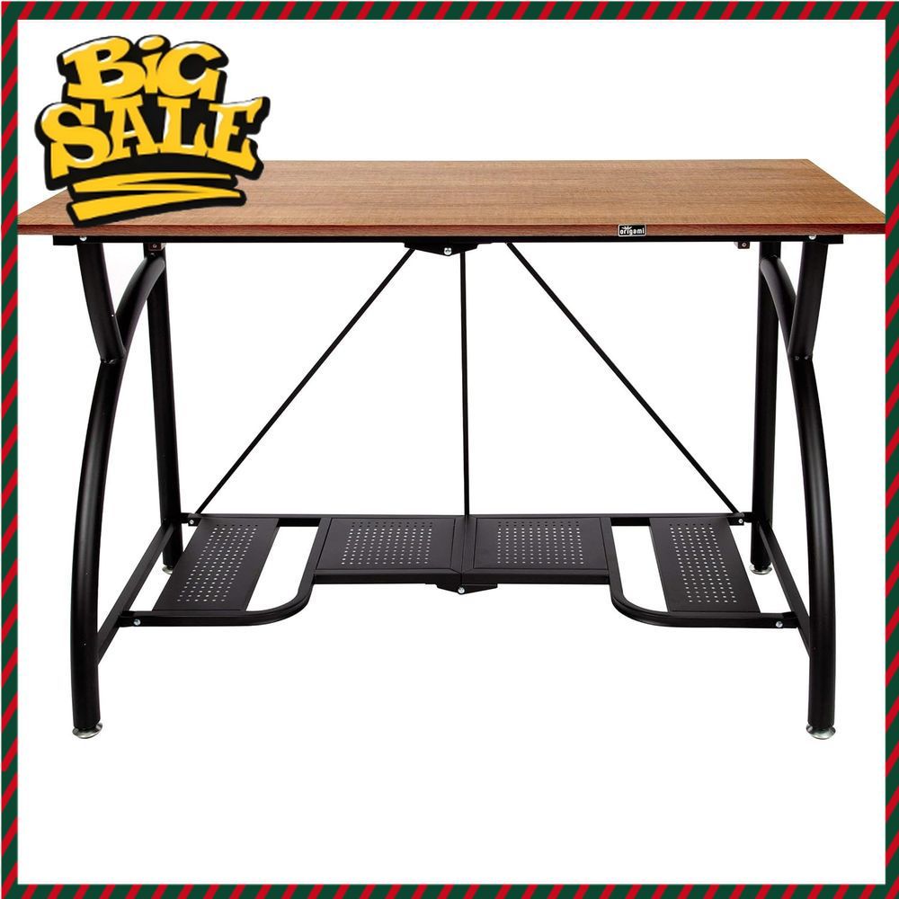 Desk Setup Dual Monitor - BestsellerBestsellerSpace-Saving Collapsible Desk for Home Office,