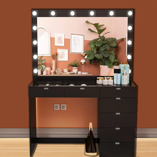 Most Popular Factory Price Mir – Desk Vanity Setup Bewertung und Preis