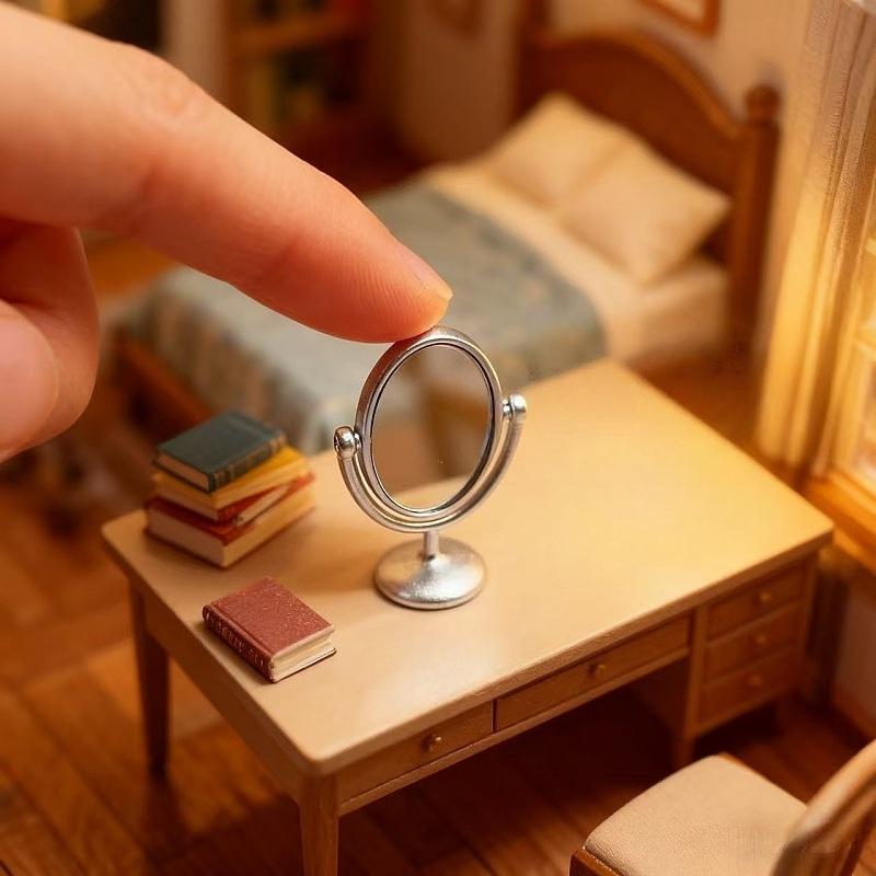 1Pcs Miniature Retro Mirror Dr – Desk Setup Retro Bewertung und Preis