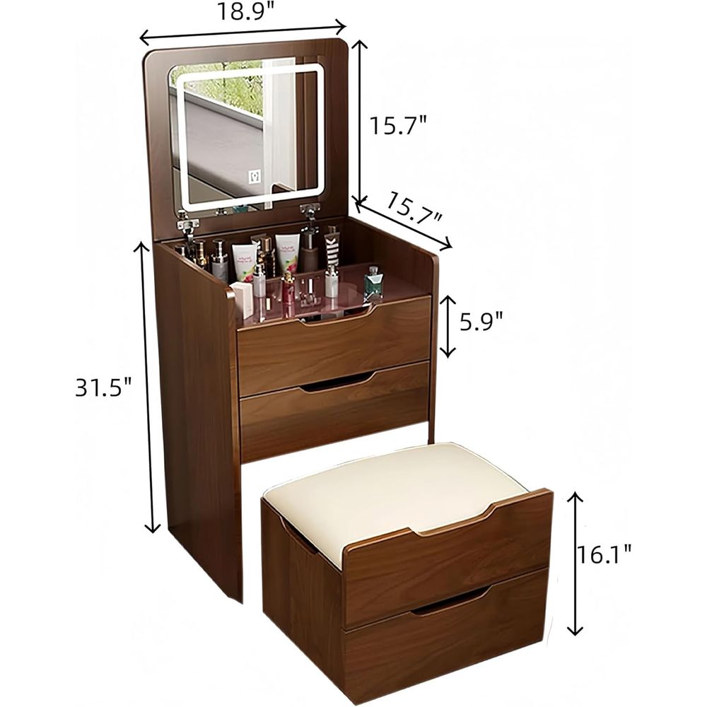 3 in 1 Vanity Desk with Mirror – Desk Vanity Setup Bewertung und Preis