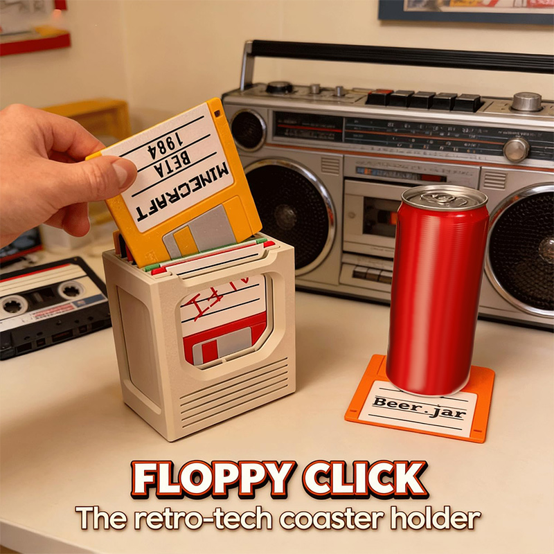 6pcs Retro Floppy Disk Shaped  – Desk Setup Retro Bewertung und Preis