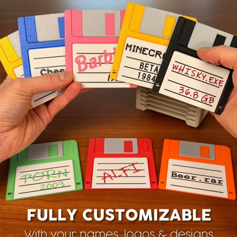 6pcs Retro Floppy Disk Shaped  – Desk Setup Retro Bewertung und Preis