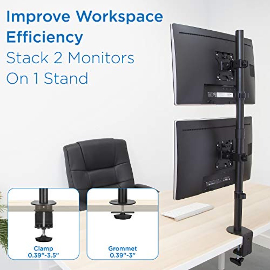 Vertical Dual Monitor Mount fo – Desk Setup Dual Monitor Bewertung und Preis