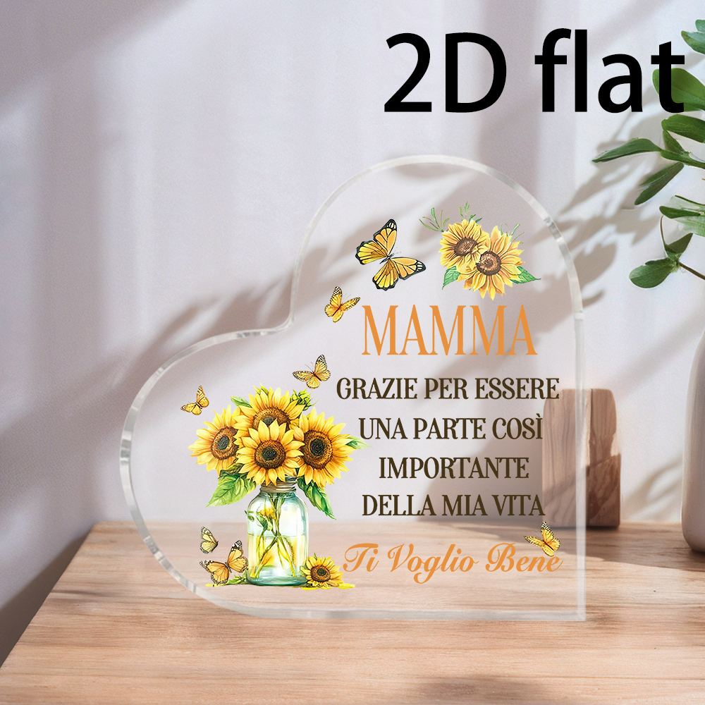 2D Flat, 1pc heart-shaped acry – Desk Setup Retro Bewertung und Preis