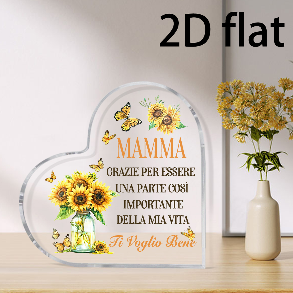 2D Flat, 1pc heart-shaped acry – Desk Setup Retro Bewertung und Preis