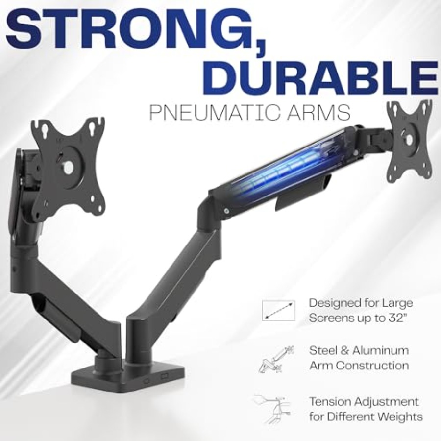 Dual Monitor Stand, Fully Adju – Desk Setup Dual Monitor Bewertung und Preis