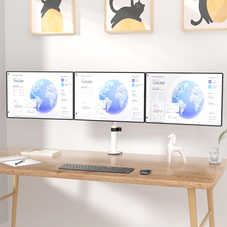 Triple Monitor Mount for Desk  – Desk Setup Triple Monitor Bewertung und Preis