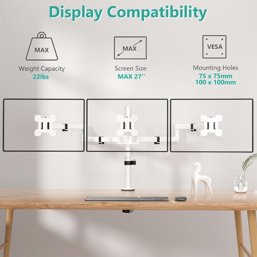 Triple Monitor Mount for Desk  – Desk Setup Triple Monitor Bewertung und Preis