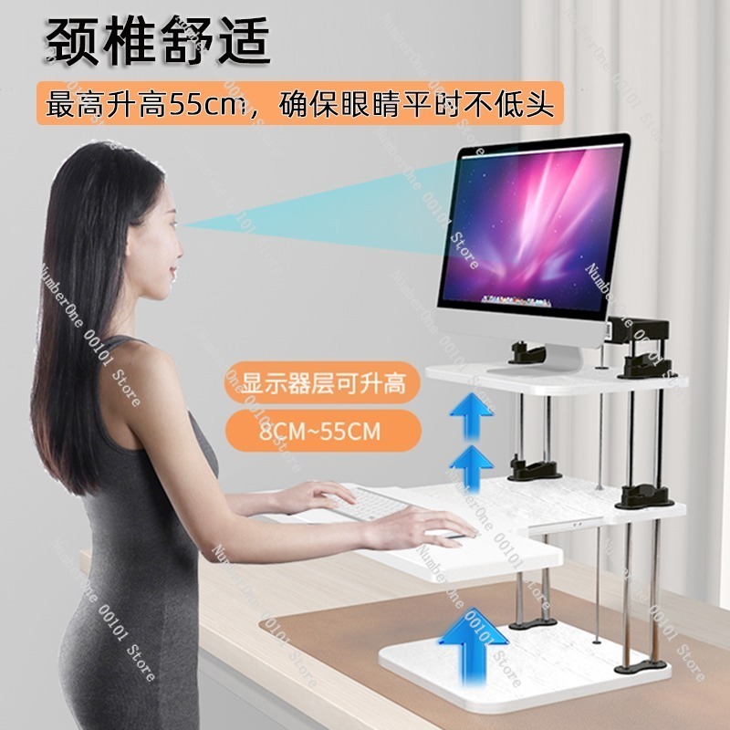 Height-Adjustable Standing Des – Desk Setup Laptop And Monitor Bewertung und Preis