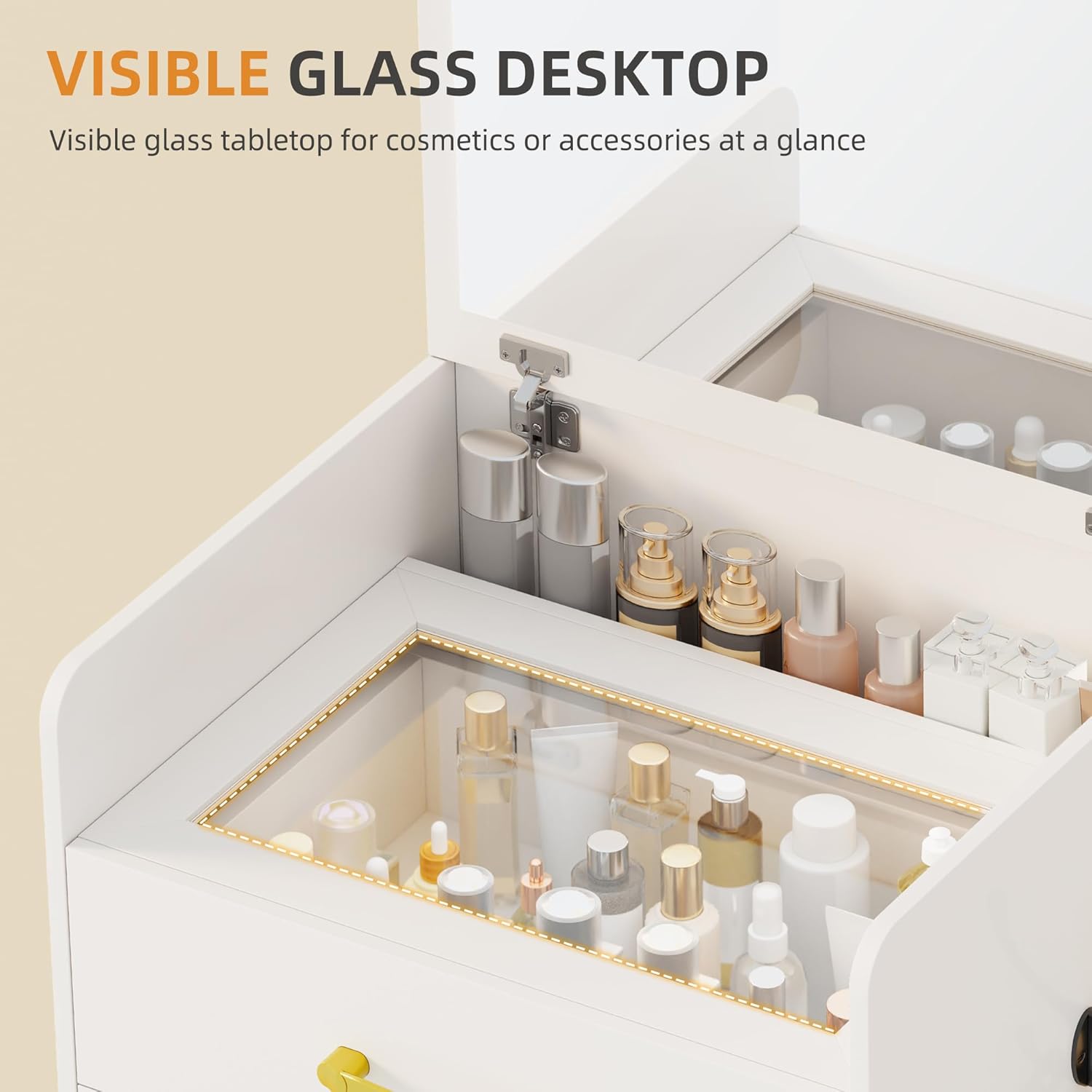 Gurexl 3 in 1 Vanity Desk with – Desk Vanity Setup Bewertung und Preis