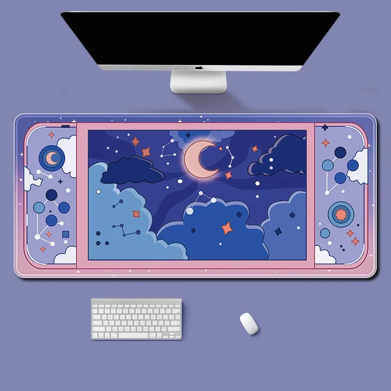 Moon and Stars Large Desk Mat  – Desk Setup Tech Bewertung und Preis