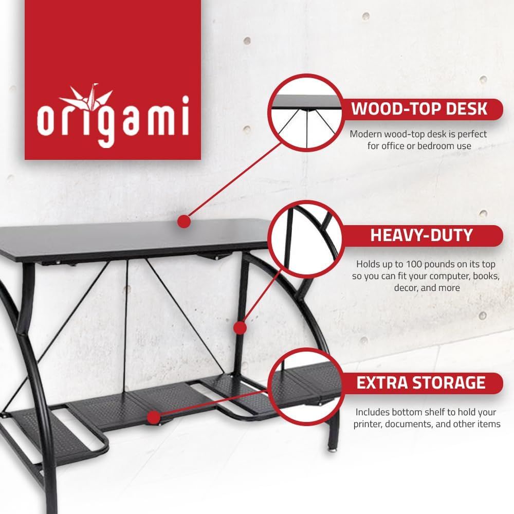 Space-Saving Collapsible Compu – Desk Setup Dual Monitor Bewertung und Preis