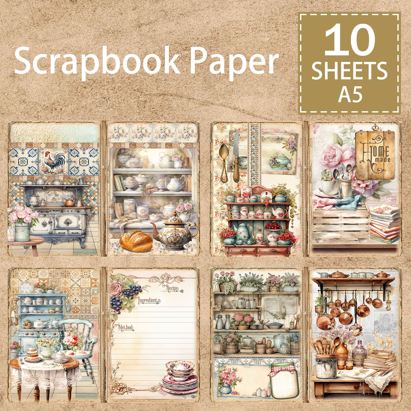 10 Sheets A5 Size Retro Cabine – Desk Setup Retro Bewertung und Preis