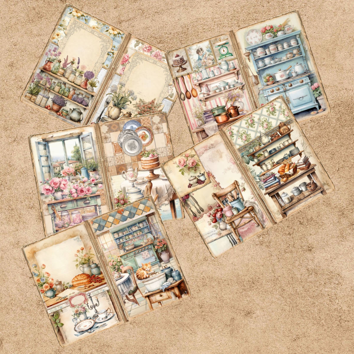 10 Sheets A5 Size Retro Cabine – Desk Setup Retro Bewertung und Preis