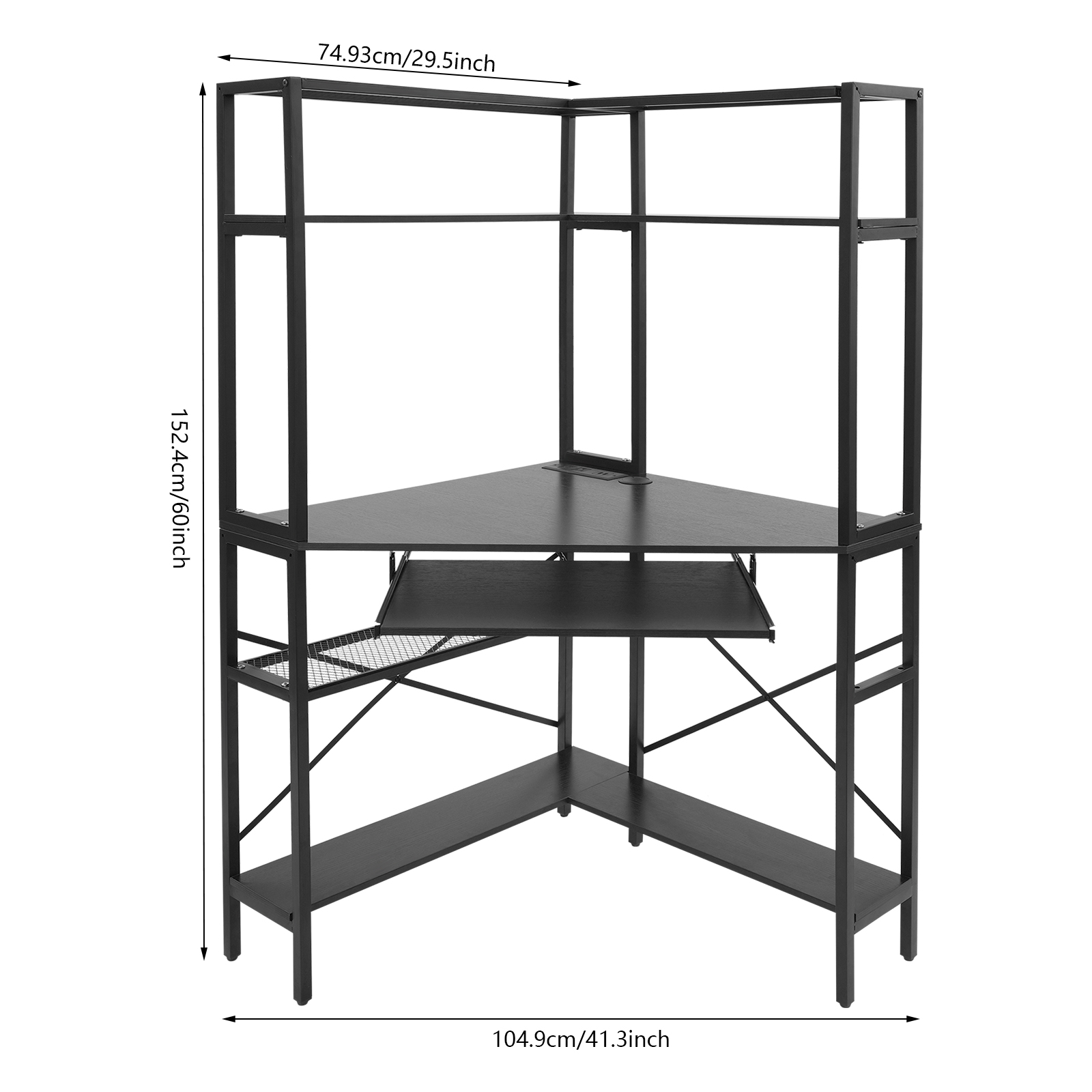 Triangular Corner Computer Des – Desk Setup Led Strip Bewertung und Preis