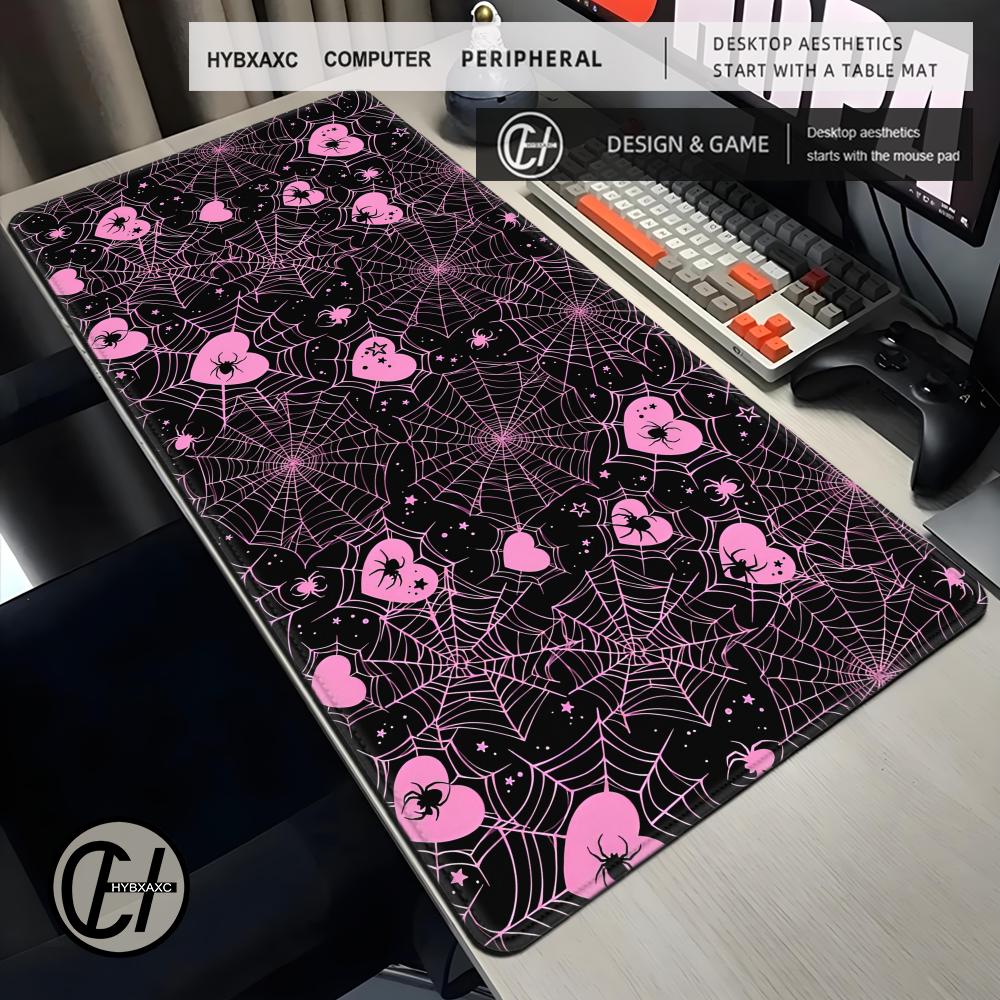 90x40 White or Pink Spiderweb  – Desk Setup Tech Bewertung und Preis