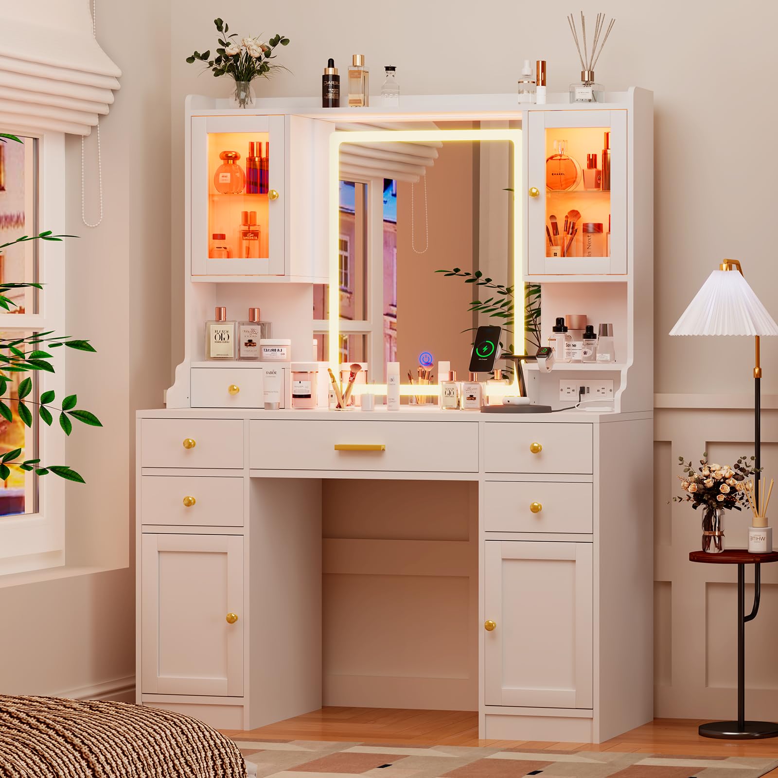 #Large Multi Storage Drawers M – Desk Vanity Setup Bewertung und Preis