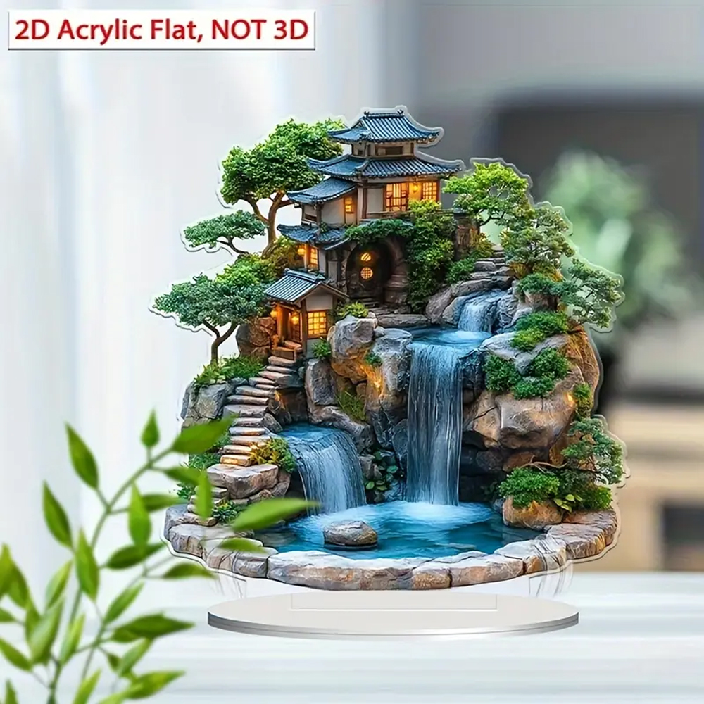 2D Flat, 1pc Bohemian Japanese – Desk Setup Retro Bewertung und Preis