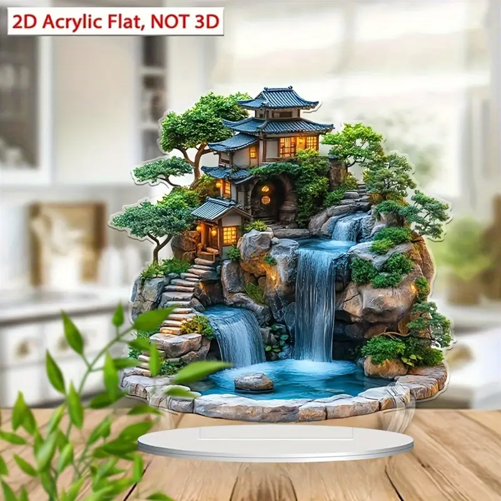 2D Flat, 1pc Bohemian Japanese – Desk Setup Retro Bewertung und Preis