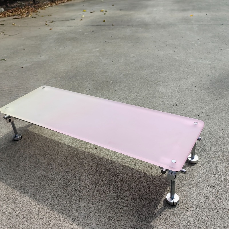 ‌Aesthetic Pink Gradient Acryl – Desk Setup Laptop And Monitor Bewertung und Preis