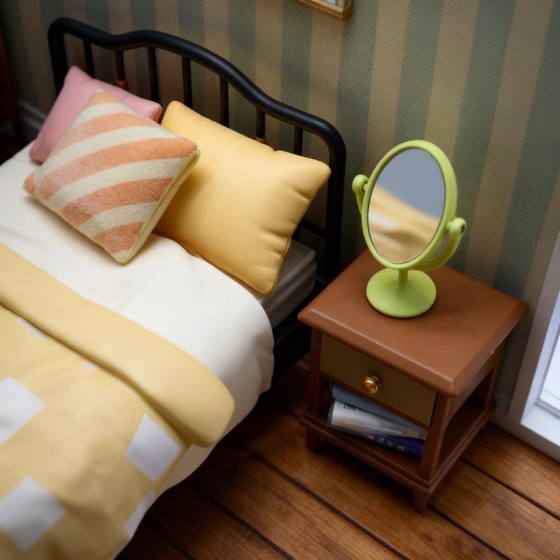 1Pcs Miniature Retro Mirror Dr – Desk Setup Retro Bewertung und Preis