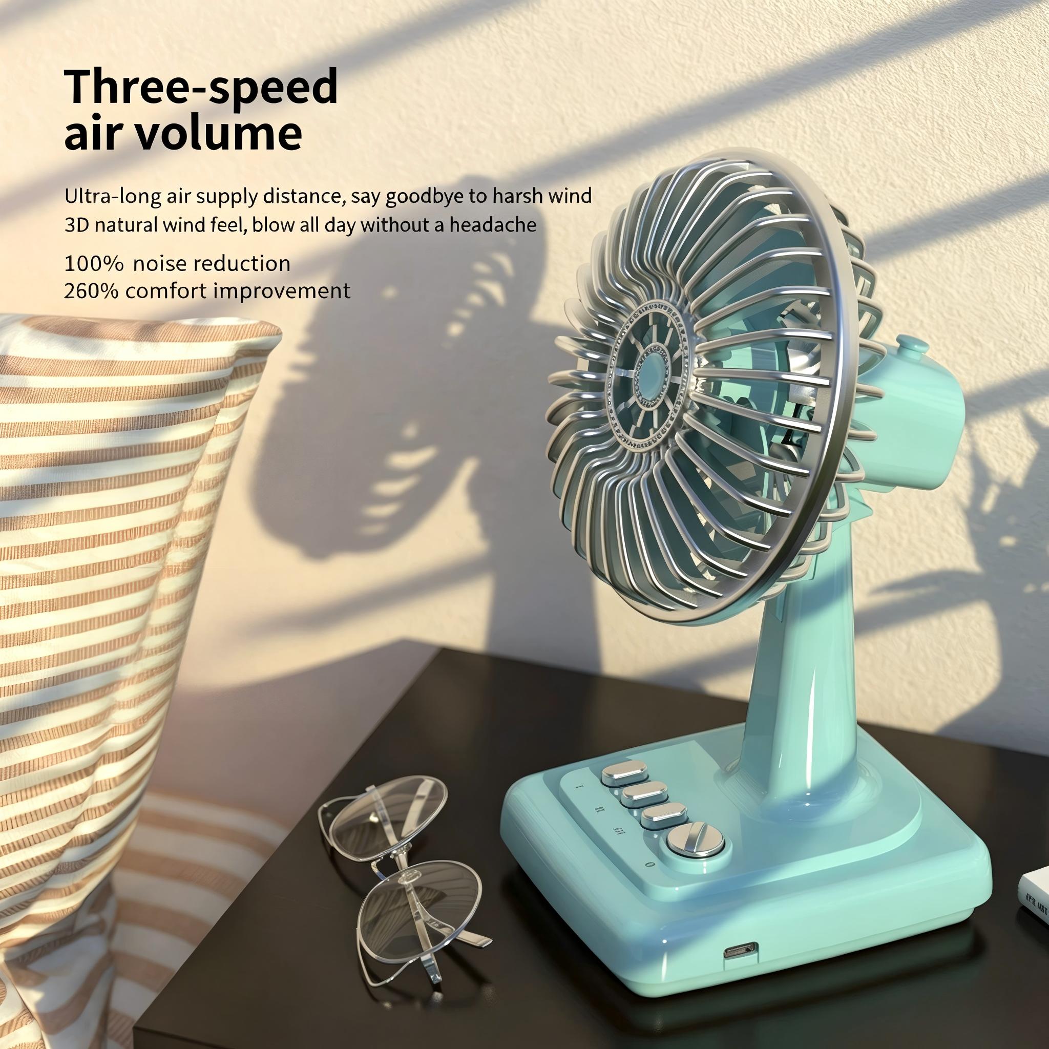 Retro Alloy Desktop Fan 3 Spee – Desk Setup Retro Bewertung und Preis