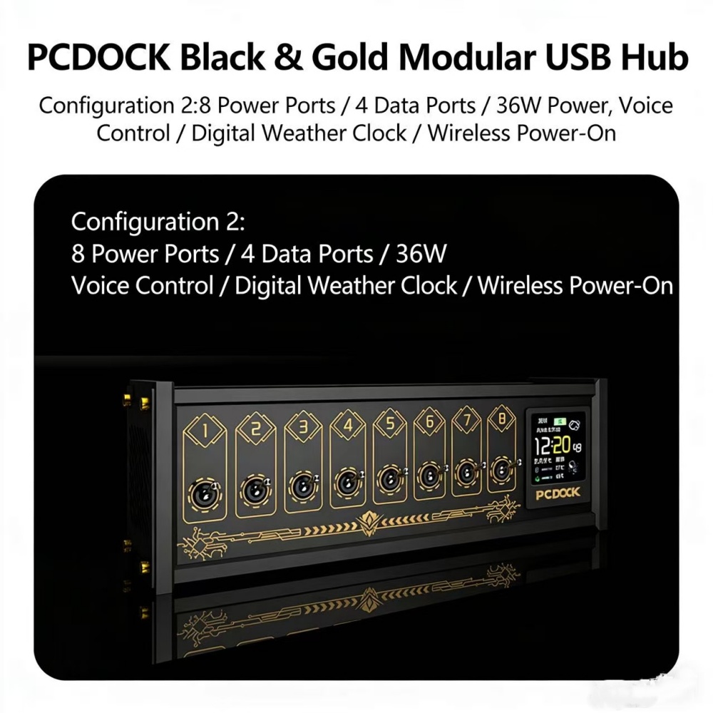 PCDOCK Block USB Desktop Power – Desk Setup Tech Bewertung und Preis