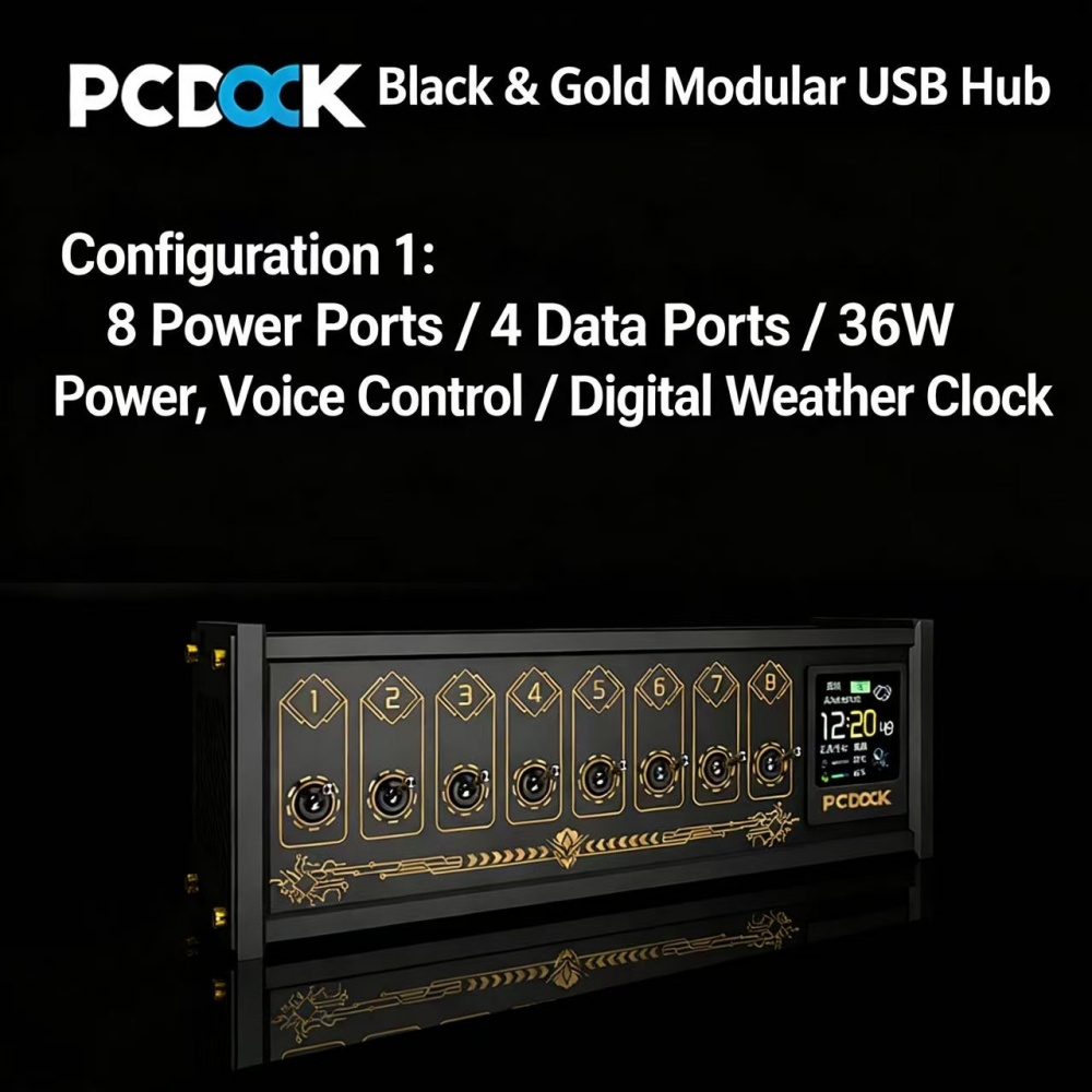 PCDOCK Block USB Desktop Power – Desk Setup Tech Bewertung und Preis
