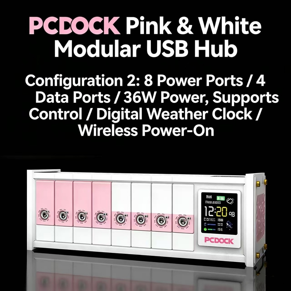 PCDOCK Block USB Desktop Power – Desk Setup Tech Bewertung und Preis