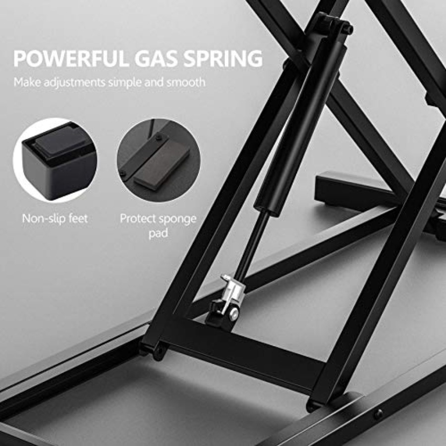 Office sit-stand desk converte – Desk Setup Dual Monitor Bewertung und Preis