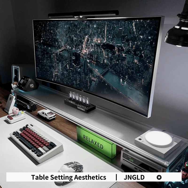 Aluminum Monitor Stand Acrylic – Desk Setup Laptop And Monitor Bewertung und Preis