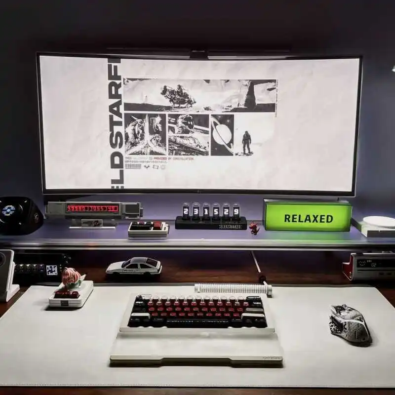 Aluminum Monitor Stand Acrylic – Desk Setup Laptop And Monitor Bewertung und Preis