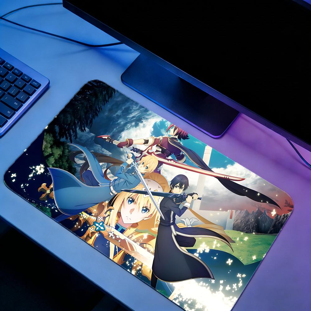 Gaming Mouse Pad SSword Art On – Desk Setup Online Bewertung und Preis