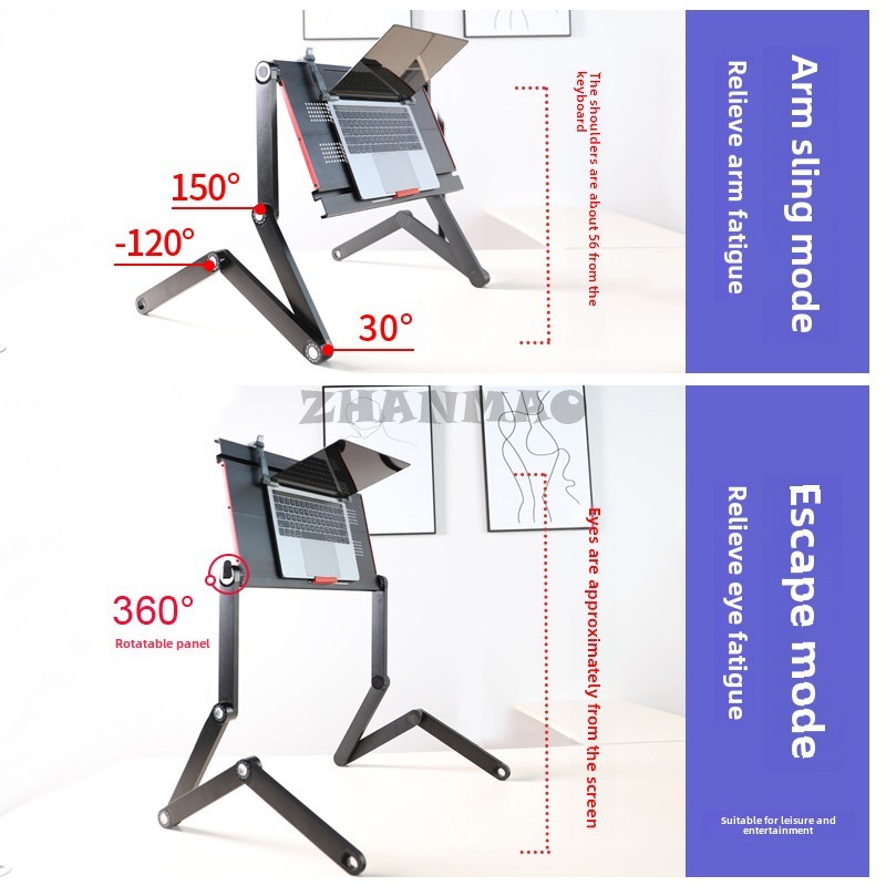 Lying Flat on The Bed, Laptop  – Desk Setup Notebook Bewertung und Preis