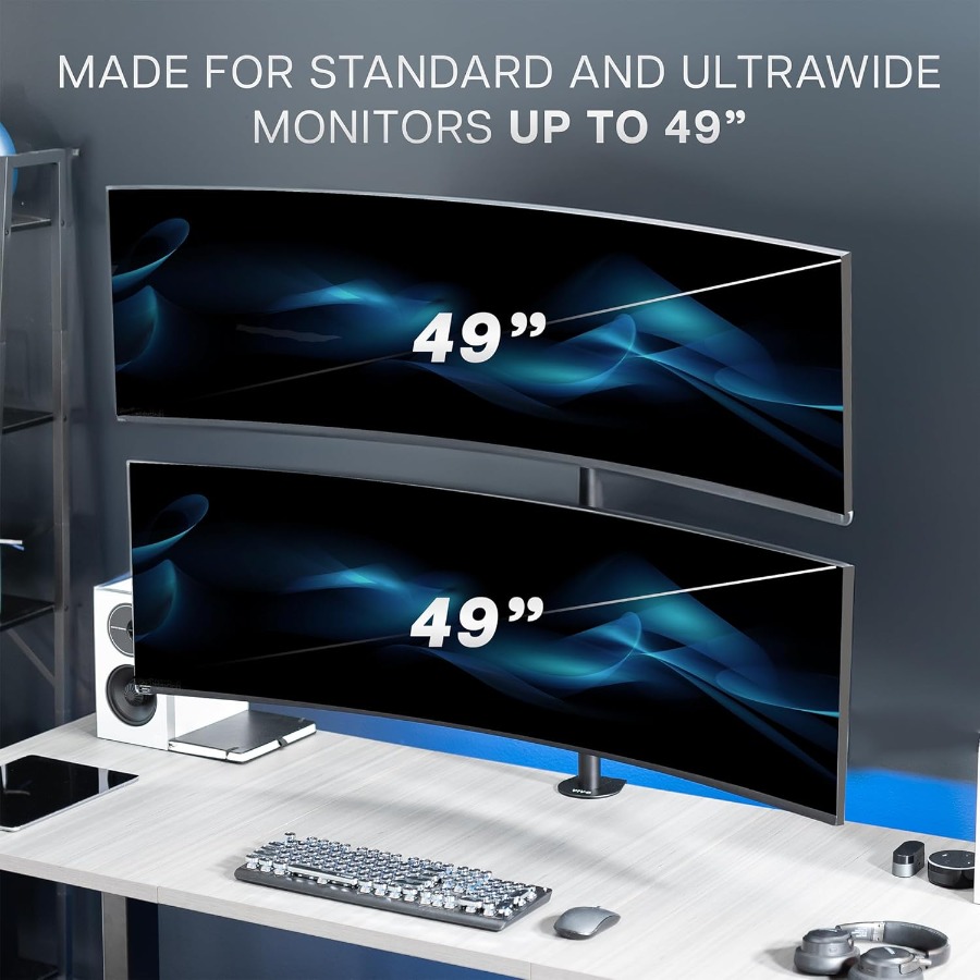Dual Vertically Stacked UltraW – Desk Setup Dual Monitor Bewertung und Preis